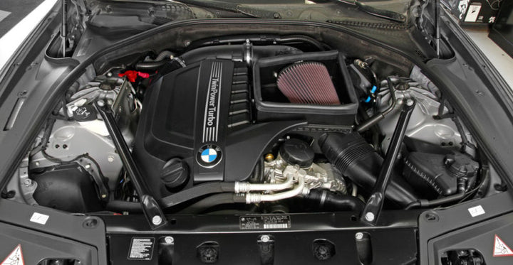 K&N 2011-2016 BMW 535i L6-3.0L F/I AirCharger Performance Intake - Bull Strap