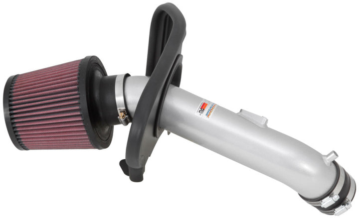 K&N 2013-14 Honda Accord 2.4L L4 69 Series Typhoon Air Intake System - Silver Cold Air Intake Kit - Bull Strap