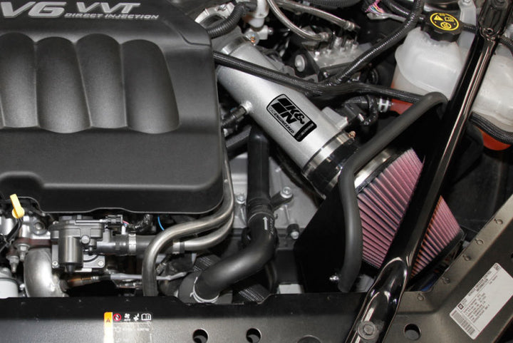 K&N 2013 Chevy Impala  13.6L  69 Series Typhoon Perf Intake Kit - Bull Strap