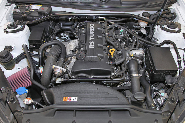 K&N 2013 Hyundai Genesis Coupe 2.0L L4 F/I Typhoon Performance Intake Performance kit - Bull Strap