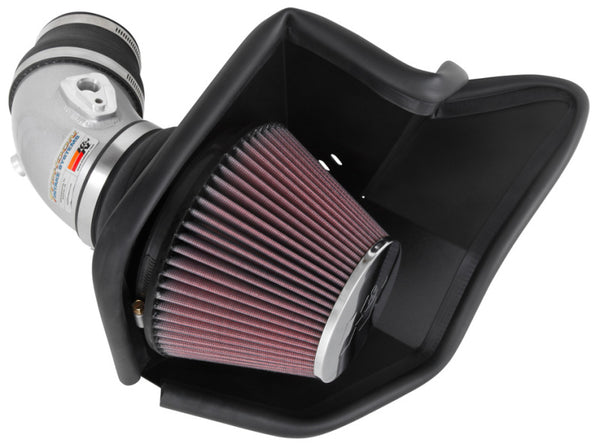 K&N 2013 Hyundai Genesis Coupe 3.8L V6 Typhoon Performance Intake Performance kit - Bull Strap