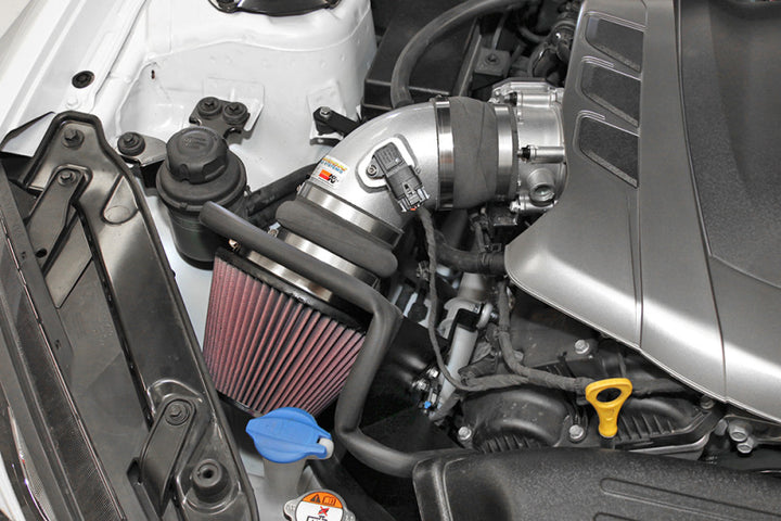 K&N 2013 Hyundai Genesis Coupe 3.8L V6 Typhoon Performance Intake Performance kit - Bull Strap