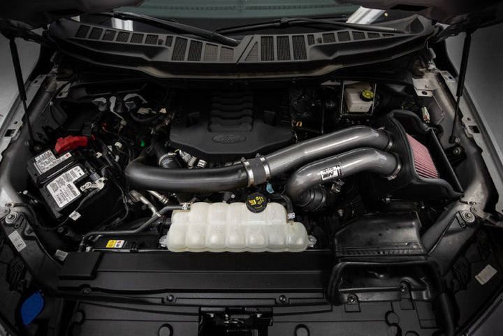 K&N 2015-22 Ford F-150 3.5L V6 Performance Air Intake System - Bull Strap