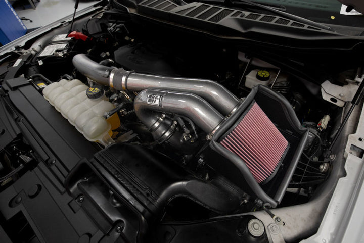 K&N 2015-22 Ford F-150 3.5L V6 Performance Air Intake System - Bull Strap