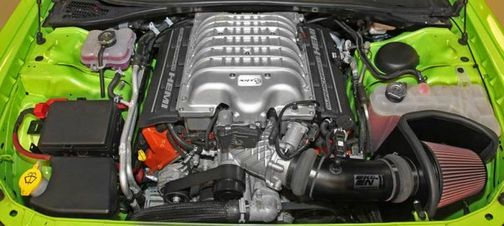 K&N 2015 Dodge Challenger/Charger 6.2L V8 Typhoon Short Ram Intake - Bull Strap