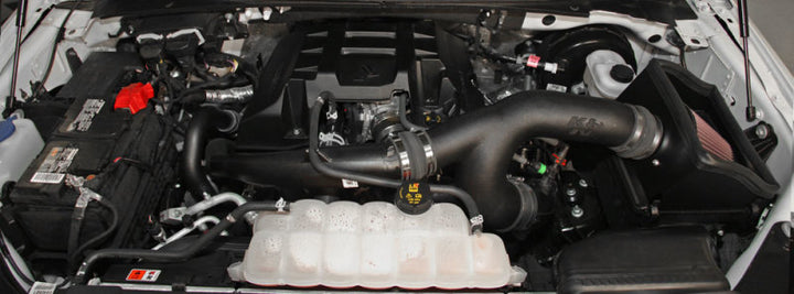 K&N 2015 FORD F150 2.7L V6 Performance Intake Kit - Bull Strap