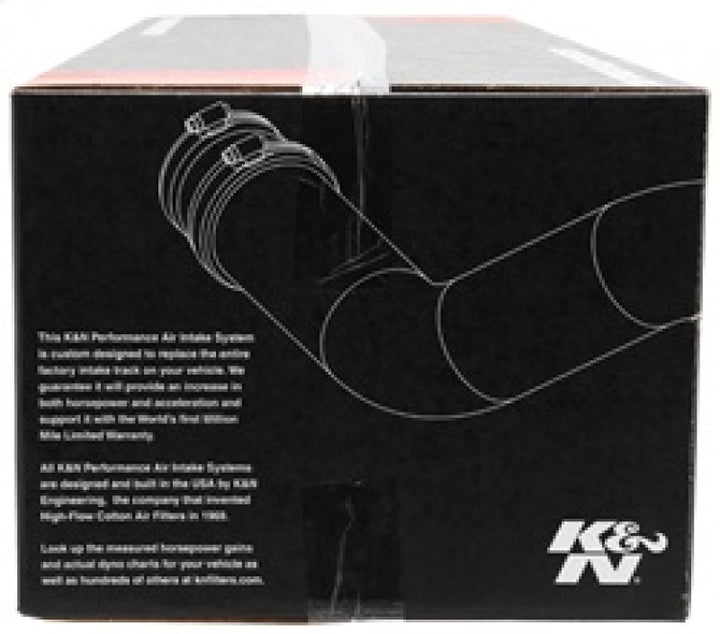K&N 2015 Ford F-150 5.0L V8 Performance Intake Kit - Bull Strap