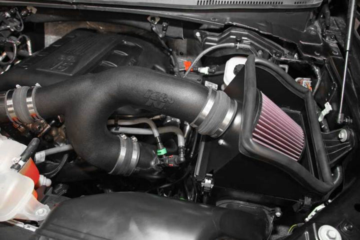 K&N 2015 Ford F150 EcoBoost V6-3.5L 57 Series FIPK Performance Intake Kit - Bull Strap