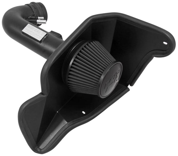 K&N 2015 Ford Mustang GT 5.0L V8 Black Performance Intake Kit - Bull Strap