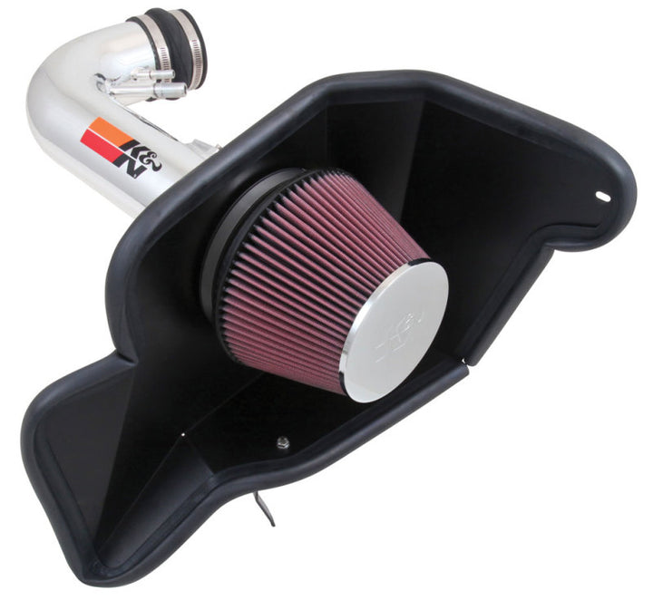 K&N 2015 Ford Mustang GT 5.0L V8 Typhoon Intake Kit - Bull Strap