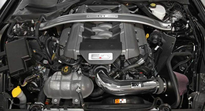 K&N 2015 Ford Mustang GT 5.0L V8 Typhoon Intake Kit - Bull Strap