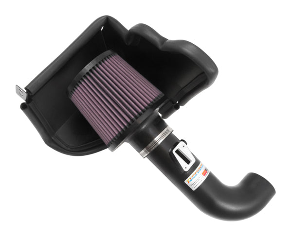 K&N 2015 WRX Black Typhoon Short Ram Intake - Bull Strap