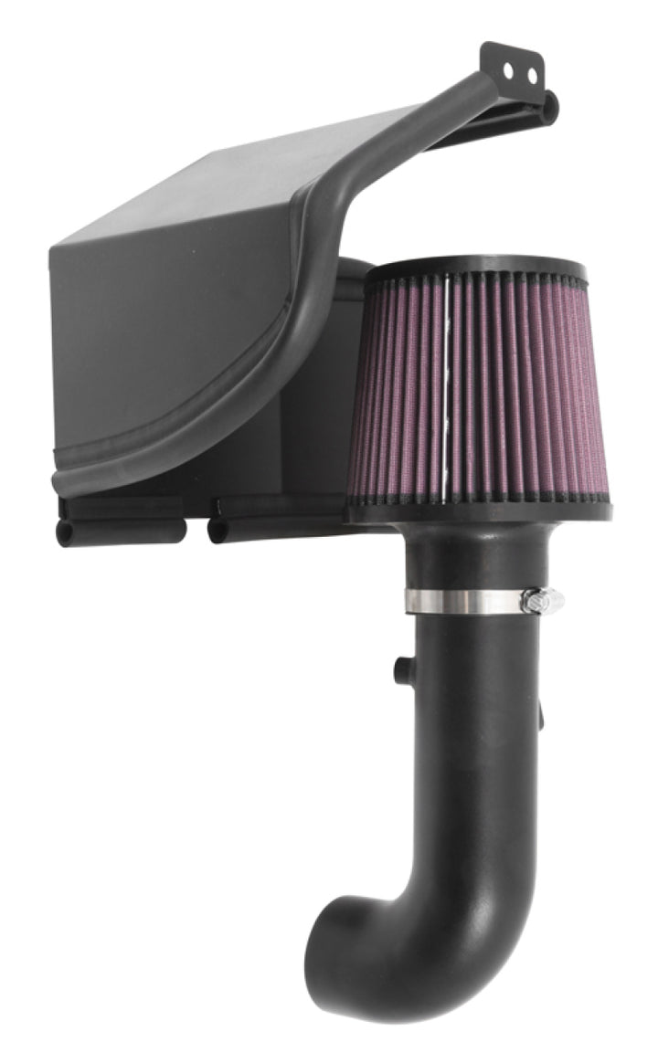 K&N 2015 WRX Black Typhoon Short Ram Intake - Bull Strap