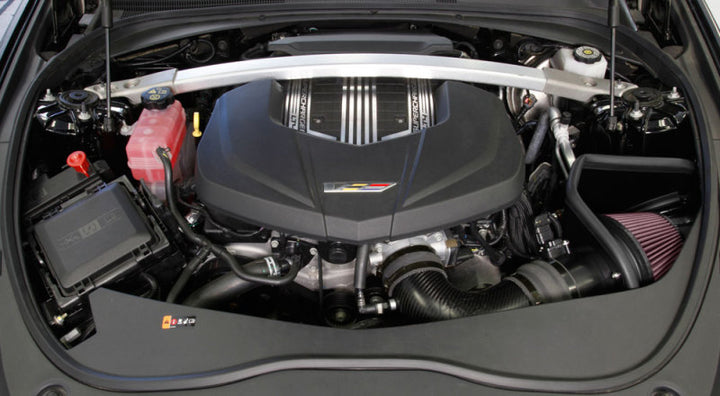 K&N 2016-2017 Cadillac CTS-V 6.2L V8 AirCharger Performance Intake - Bull Strap