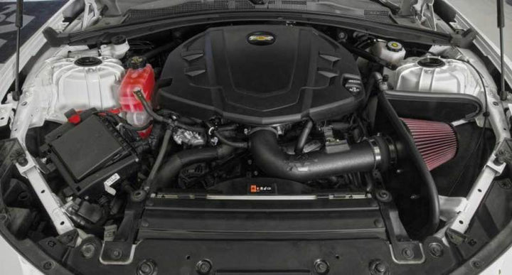 K&N 2016-2017 Chevrolet Camaro V6-3.6L F/I AirCharger Performance Intake - Bull Strap