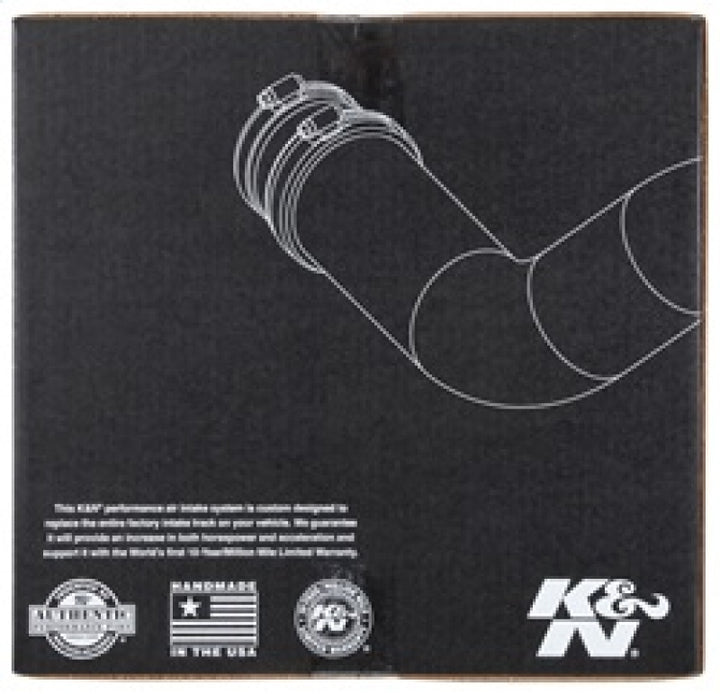 K&N 2016-2017 Chevrolet Camaro V6-3.6L F/I AirCharger Performance Intake - Bull Strap