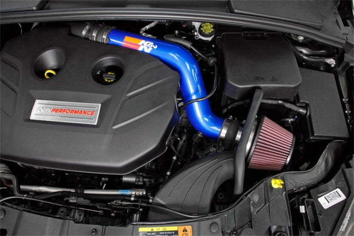 K&N 2016-2017 Ford Focus RS 2.3L Typhoon Short Ram Intake - Bull Strap