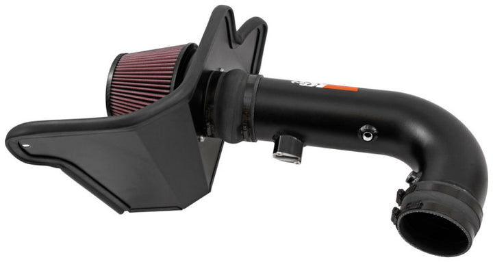 K&N 2016-2017 Ford Mustang Shelby 5.2L V8 Typhoon Cold Air Intake System - Bull Strap
