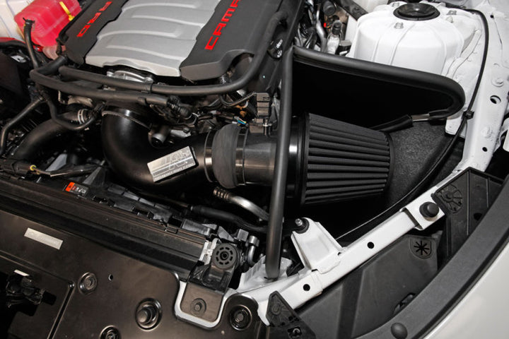 K&N 2016 Chevrolet Camaro SS V8 6.2L Performance Intake Kit - Bull Strap