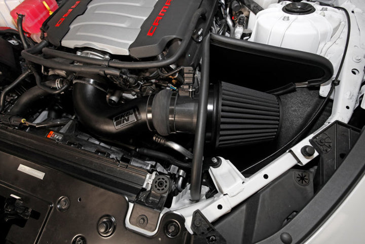 K&N 2016 Chevrolet Camaro SS V8 6.2L Performance Intake Kit - Bull Strap
