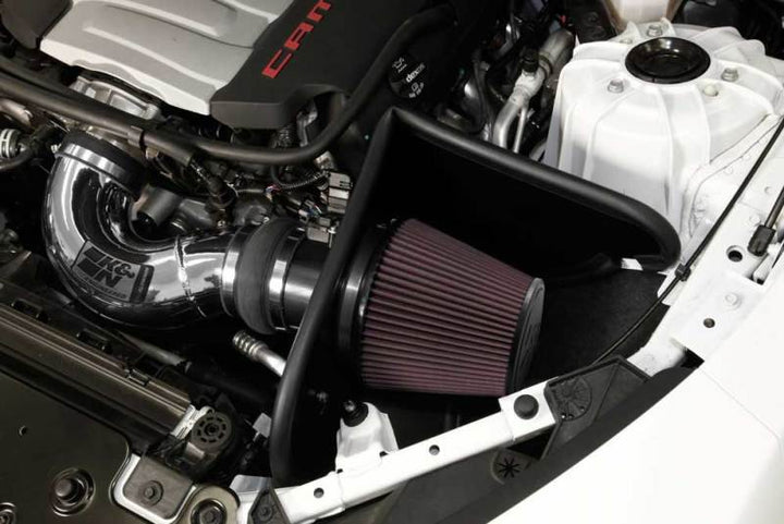K&N 2016 Chevy Camaro SS 6.2L V8 F/I Typhoon Intake System - Bull Strap