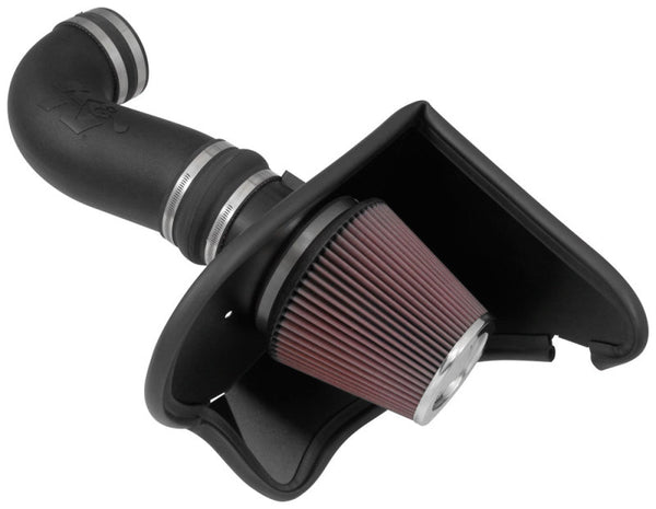 K&N 2016 Chevy Camaro SS V8-6.2L AirCharger Performance Intake - Bull Strap