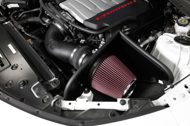 K&N 2016 Chevy Camaro SS V8-6.2L AirCharger Performance Intake - Bull Strap