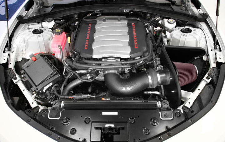 K&N 2016 Chevy Camaro SS V8-6.2L AirCharger Performance Intake - Bull Strap