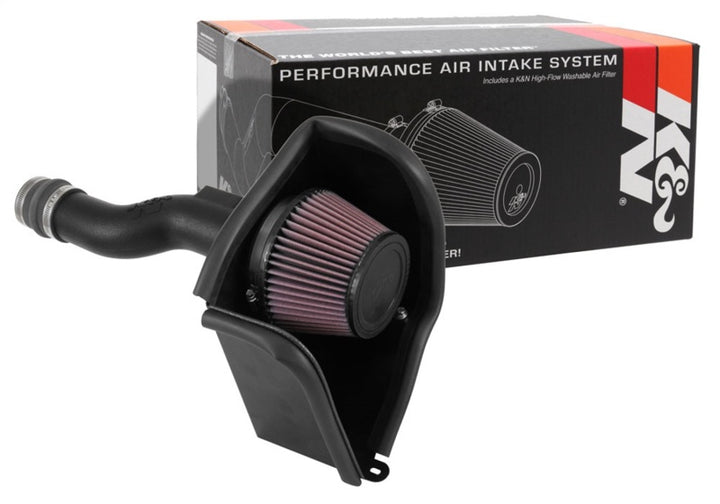 K&N 2016 Honda Civic L4-1.5L AirCharger Performance Intake Kit - Bull Strap
