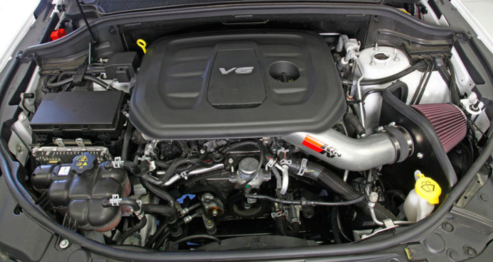 K&N 2016 Jeep Grand Cherokee V6-3.6L Performance Intake Kit - Bull Strap