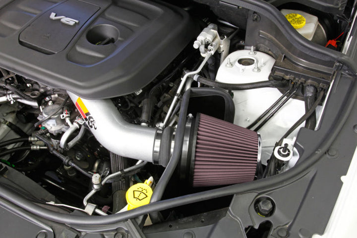 K&N 2016 Jeep Grand Cherokee V6-3.6L Performance Intake Kit - Bull Strap