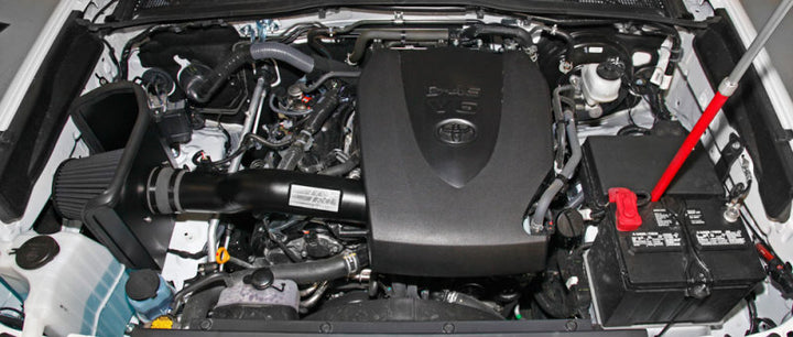 K&N 2016 Toyota Tacoma 3.5L Performance Intake Kit - Bull Strap