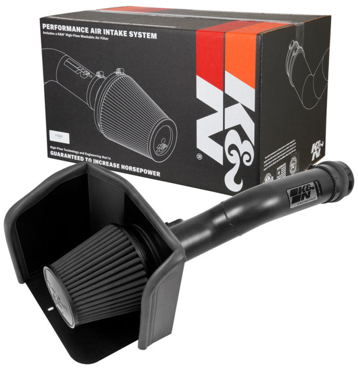 K&N 2016 Toyota Tacoma 3.5L Performance Intake Kit - Bull Strap