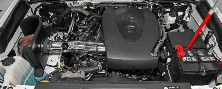 K&N 2016 Toyota Tacoma 3.5L-V6 High Flow Performance Kit - Bull Strap