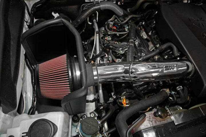 K&N 2016 Toyota Tacoma 3.5L-V6 High Flow Performance Kit - Bull Strap