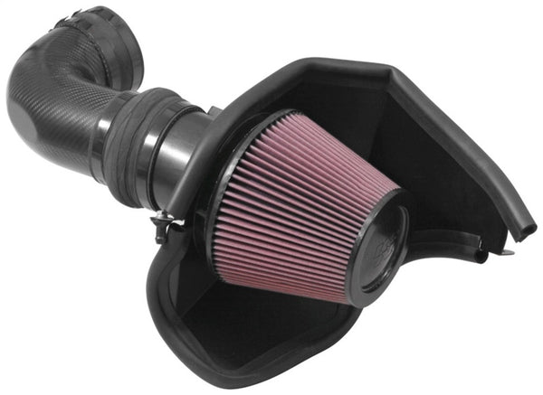 K&N 2017 Chevrolet Camaro ZL1 V8-6.2L AirCharger Performance Intake - Bull Strap