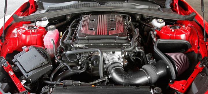 K&N 2017 Chevrolet Camaro ZL1 V8-6.2L AirCharger Performance Intake - Bull Strap