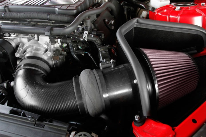 K&N 2017 Chevrolet Camaro ZL1 V8-6.2L AirCharger Performance Intake - Bull Strap