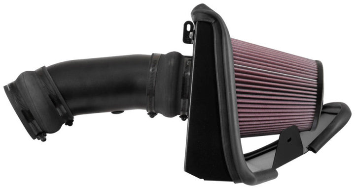 K&N 2017 Dodge Challenger Hellcat SC V8-6.2L F/l Typhoon Air Intake - Bull Strap