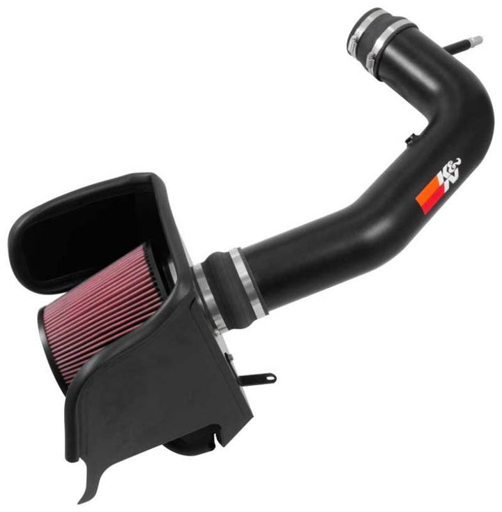 K&N 2017 Ford F250 V8-6.2L F/I Performance Air Intake Kit - Bull Strap