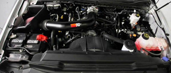 K&N 2017 Ford F250 V8-6.2L F/I Performance Air Intake Kit - Bull Strap