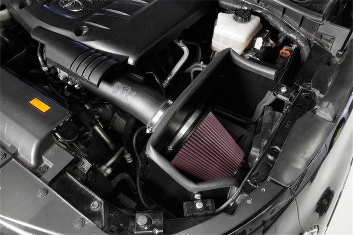K&N 2017 Nissan Armada V8 5.6L AirCharger Performance Air Intake - Bull Strap