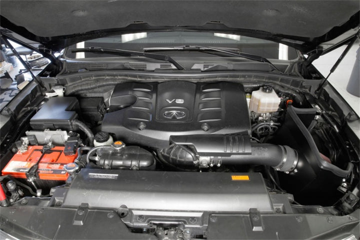 K&N 2017 Nissan Armada V8 5.6L AirCharger Performance Air Intake - Bull Strap