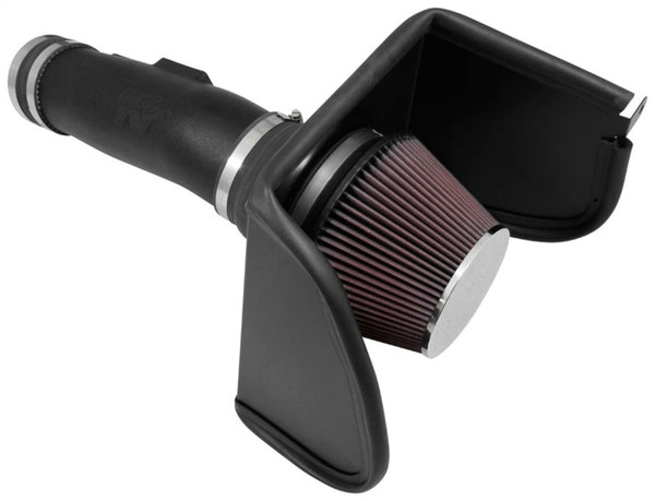 K&N 2017 Nissan Titan V8-5.6L F/I AirCharger Performance Intake - Bull Strap