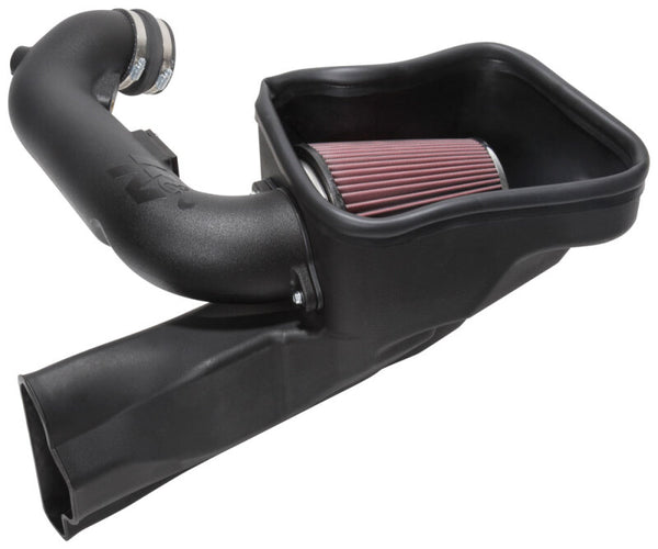 K&N 2018 Ford Mustang GT V8 5.0L F/I AirCharger Performance Intake - Bull Strap