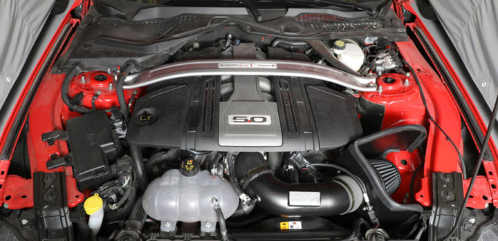 K&N 2018 Ford Mustang GT V8 5.0L F/I Performance Intake Kit - Bull Strap