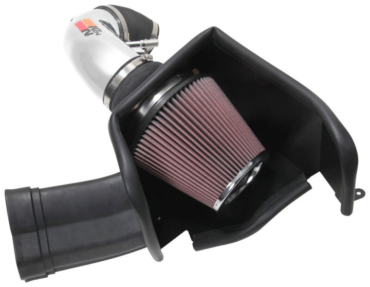 K&N 2018 Ford Mustang GT V8 5.0L F/I Typhoon Air Intake - Bull Strap