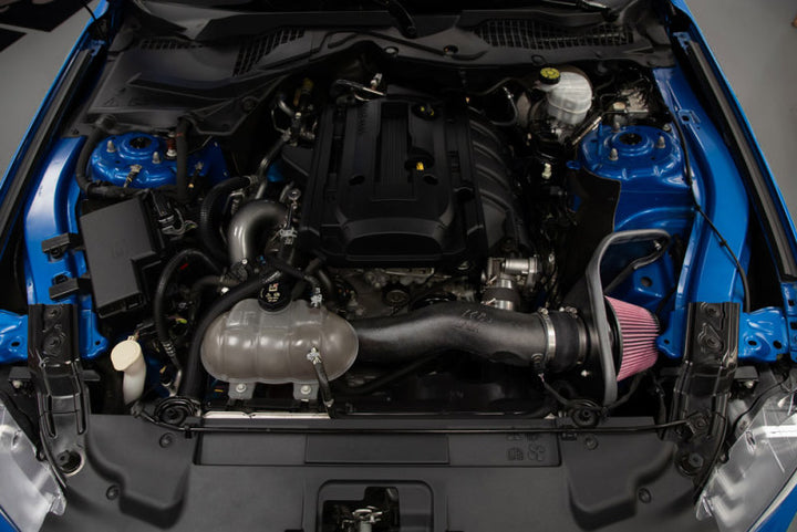 K&N 2018 Ford Mustang L4-2.3L F/I AirCharger Performance Intake - Bull Strap