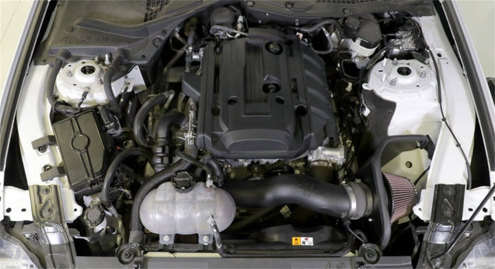 K&N 2018 Ford Mustang L4-2.3L F/I AirCharger Performance Intake - Bull Strap