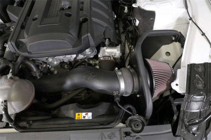 K&N 2018 Ford Mustang L4-2.3L F/I AirCharger Performance Intake - Bull Strap